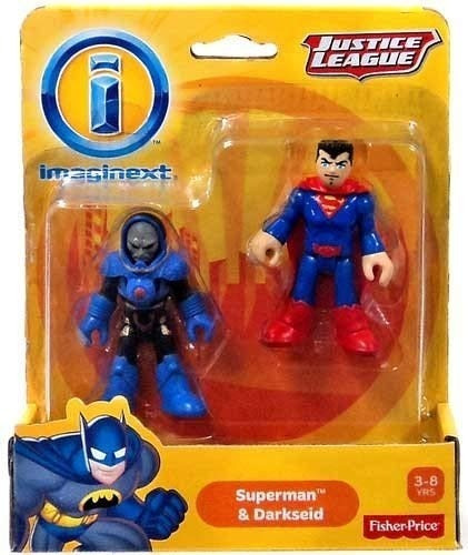 Imaginext - Dc Super Heroes - Superman E Darkseid - Raro 