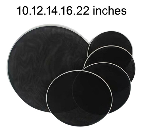 5x Bass Drum Head Drum Set Head Skin 10 12 14 16 22 Pulgadas