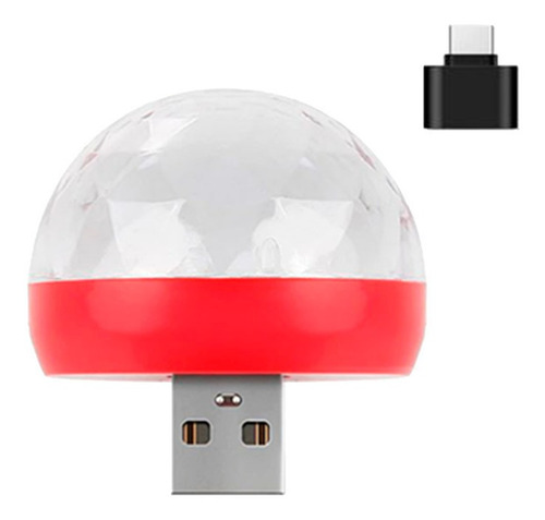 Imagen 7 de 8 de Pack X 6 Magic Usb Media Bola Rgb Anticipe Regalo De Navidad