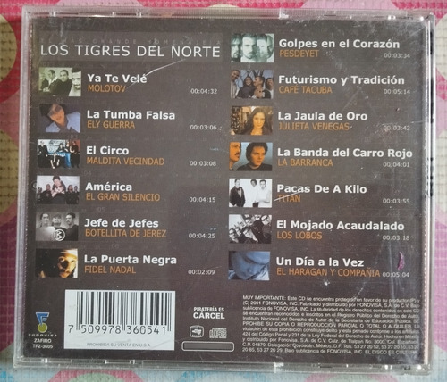 El Más Grande Homenaje A Los Tigres Del Norte Cd Varios (Usado)