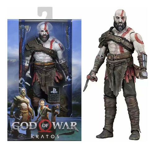 God Of War 4 Kratos 2018 Figura Modelo Juguete Regalo 18cm
