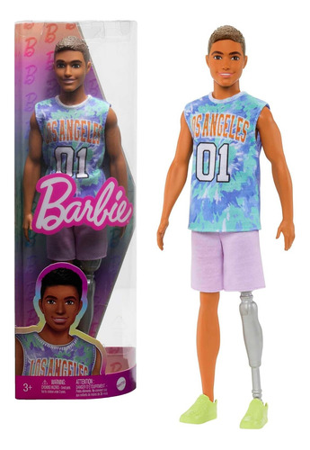 Muñeco Ken Barbie Pierna Ortopedica - Original Mattel