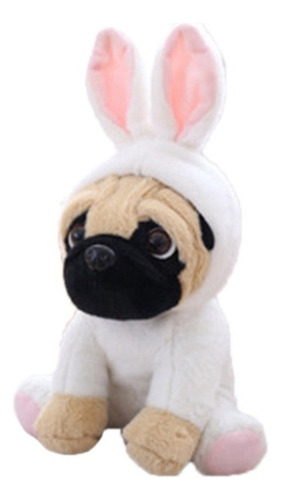 Nova Grande Pelúcia Brinquedos 10\ Pug Cão Em 6 Trajes Fofin
