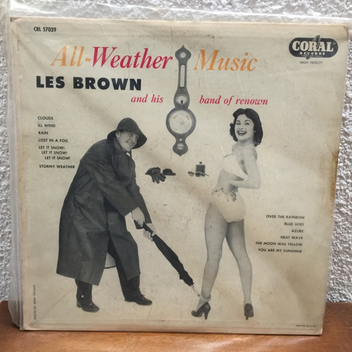Les Brown - All Weather Nusic - Jazz 60´s Vinilo Lp