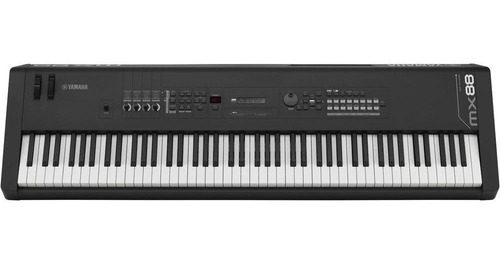 Teclado Yamaha Sintetizador Mx88 Bk 88 Teclas Preto