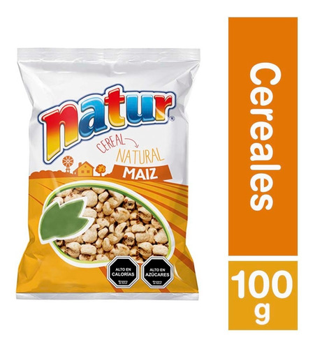 Cereal Natur Maíz Inflado Bolsa 100 G