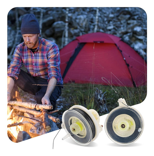 Carrete Reutilizable Trip Wire De 2 Piezas (85 Pies), Alambr