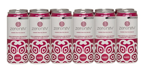Zerenity Drink Berries 250 Ml, 12 Pack, Nueva Relax Drink