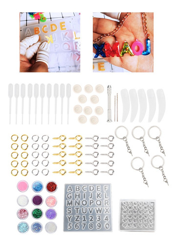 Resina Epoxi Diy Accesorio Molde De Silicona