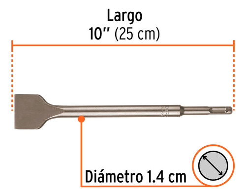 Juego De 3 Cinceles Para Rotomartillo Sds Plus Truper