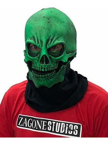 Máscara Esqueleto Fluorescente Para Halloween.