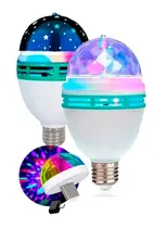 Comprar Set X3 Focos Bolicheros Giratorios Rgb Estrellas + Foco Usb