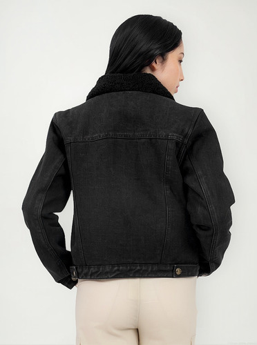 Chamarra Para Mujer Quarry Denim Con Sherpa