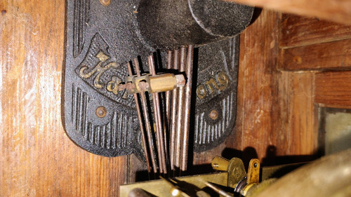 Antiguo Reloj A Pendulo A Restaurar Caja Y Lubricar Maquina (Usado)