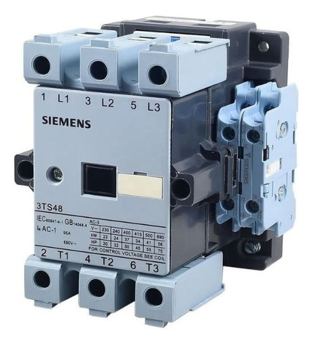 Contator 3p 65a 24v 50/60hz 2na E 2nf 3ts4722-0ac2 Siemens