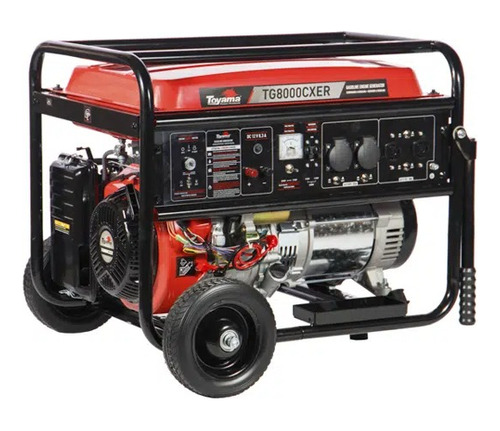 Gerador De Energia A Gasolina 60hz Tg8000cxer Toyama 