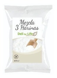 Imagen 2 de 4 de Mezcla De Tres Harinas 5kg, 3 Harinas, Sin Gluten, Sin Tacc