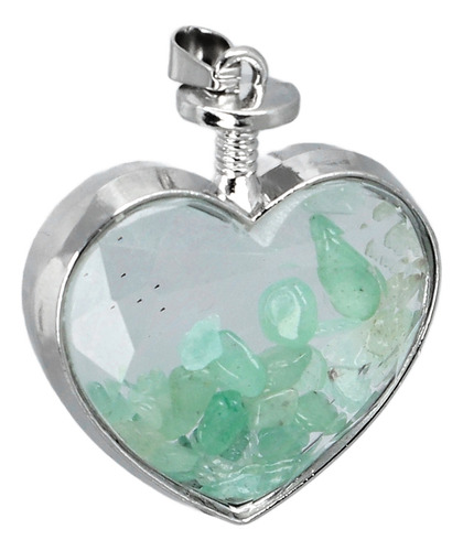Botella En Forma De Corazón Con Botella De Deseos De Vidrio