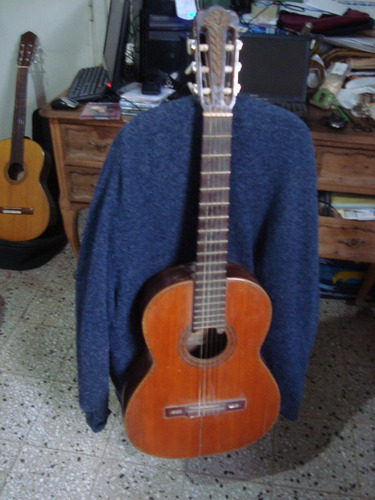 Guitarra Criolla Del Luthier Angel Jose Monza Con Funda