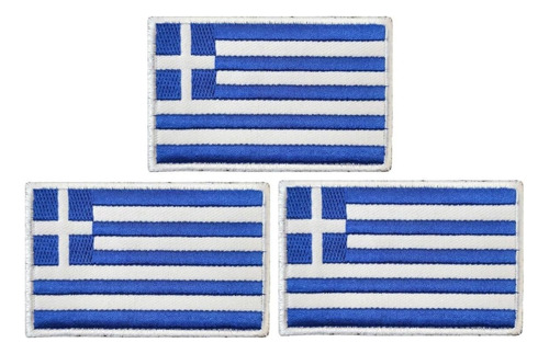 3 Paquetes De Parches De Bandera De Grecia, Parches De ...