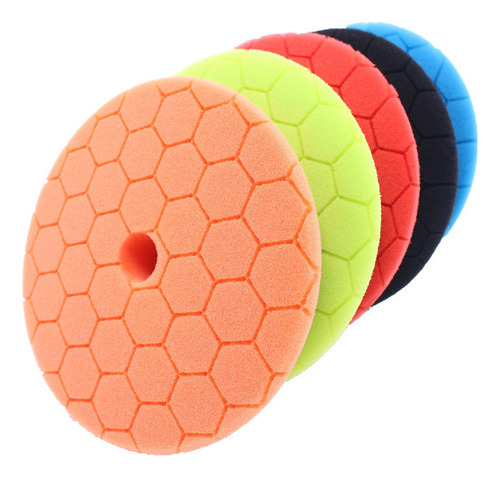 Kit De Almohadillas Pulido. Pzs 6 Esponjas Auto, Encerado, P