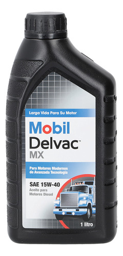 Aceite De Motor Mobil Delvac Mx Mineral 15w40 1l