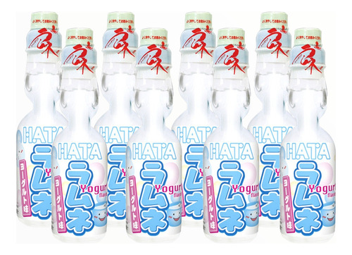 Paquete Ramune Yogurt 8 Pzas, Hatakosen, 200 Ml