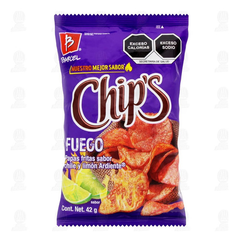 Chips Fuego 42gr - Barcel - Producto Mexicano