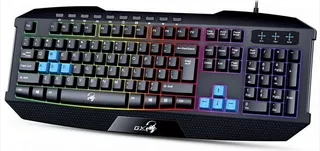 Teclado Gaming Genius Scorpion K215 Retroiluminado Español Ñ