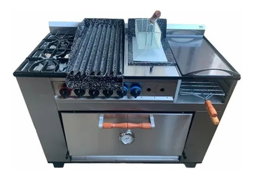 Imagen 1 de 2 de Cocina Tecnocalor 2h Plancha Freidora Parrilla Carlitero