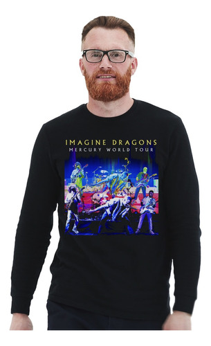 Polera Ml Imagine Dragons En Chile 2023 Mercury World Tour P