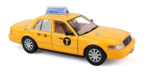 Nueva York Taxi 1/24 Fundido A Presión
