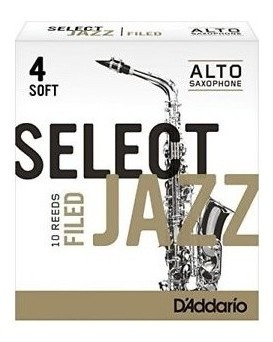Cañas Daddario Jazz Select Saxo Alto Nº 4s Rsf10asx4s X10