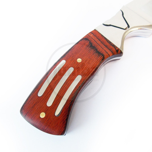 Cuchillo Cazador 3 Bowie Deluxe Combate Caza Outdoor Acero