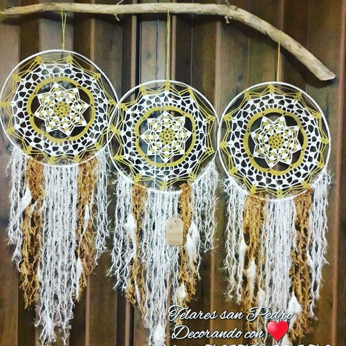 Atrapasueños De 3 Aros (105 Cms X 110 Cms.)
