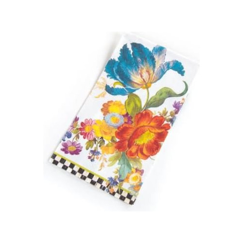 Mackenziechilds Flower Market Paper Napkins Guest White