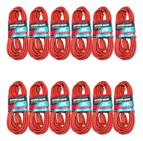 Pack 12 Extensiones Eléctricas 2x16 Awg