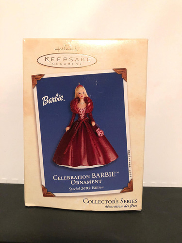 2002 Hallmark Ornamento Celebracion Barbie Special Edicion