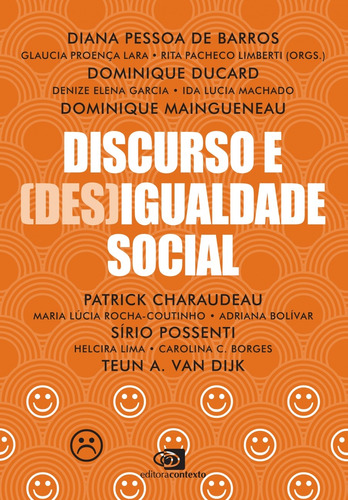 Livro Discurso E Desigualdade Social