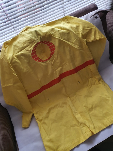 Vintage Bata De Tecnico De Televisa Foro 15 Bordada T Grande (Usado)