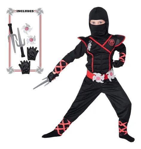 Disfraz Infantil De Ninja Warrior Para Fiesta De Halloween