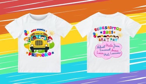 Remeras Para Niños Egresados Egresaditos