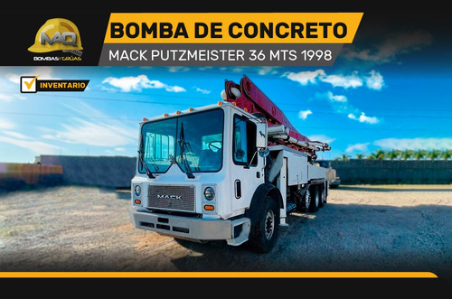 Bomba De Concreto Mack Putzmeister 36 Mts 1998