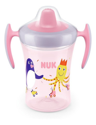 Vaso Nuk Trainer 230ml Rosa 6m+