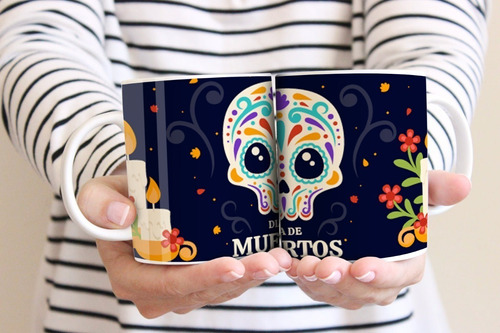 Diseños Plantillas Para Tazas Halloween Sublimación M49