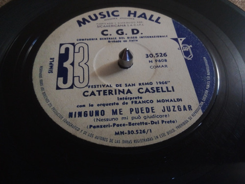 Lp Vinilo -simple -caterina Caselli -ninguno Me Puede Juzgar