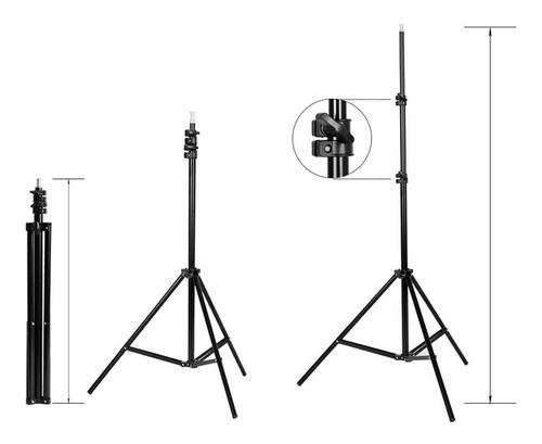 Kit Iluminação Led Sl027 Bi-color 60w Softbox 50x70 E Tripés