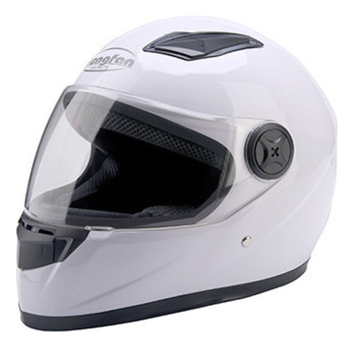 Casco De Moto Con Certificado Plegable, Negro Mate