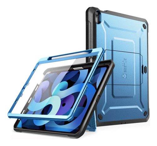 Funda Para iPad Air 4 Supcase Protector Incorporado Azul 2