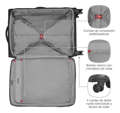 Wenger Maleta Bc Packer, Grande, Negra Color Negro Lisa